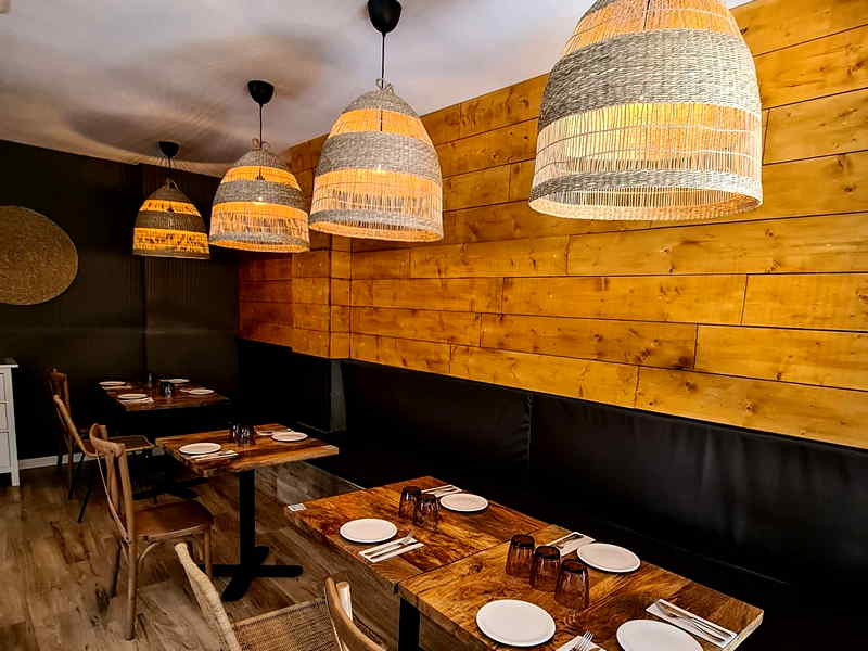 Food and atmosphere at La Atrayana Restaurant